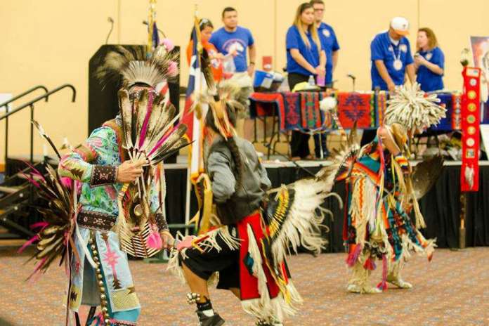 Native American Dancers in Annual Powwow at UTA